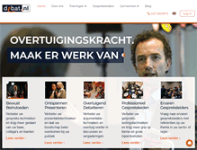Tablet Screenshot of debat.nl